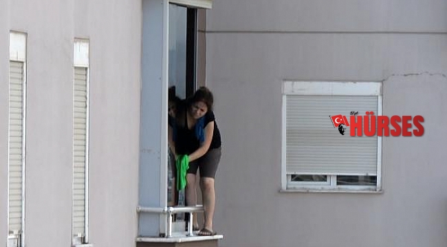 9'uncu katta 'tehlikeli' temizlik