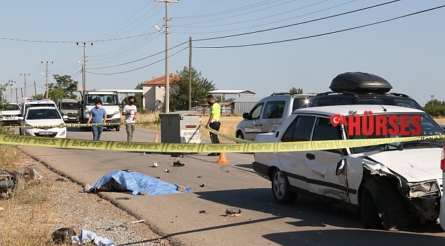 Antalya'da feci kaza:1 ölü