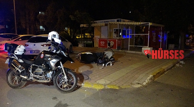 Antalya'da otomobil ile motosiklet çarpıştı: 2 yaralı