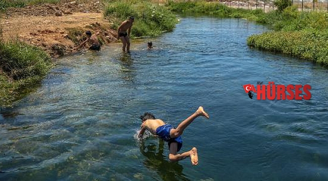Antalya'da sulama kanalında tehlikeli serinlik