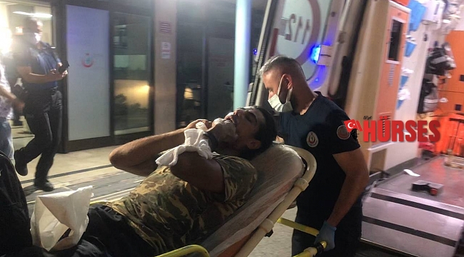 Denizi kirletme tartışması hastanede bitti
