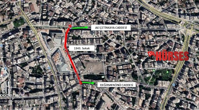 Doğu Garajı'nda 1343. Sokak trafiğe kapatıldı