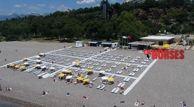 EKDAĞ Konyaaltı ve Lara Plajı hizmete açıldı