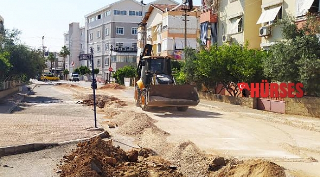 Etiler'de içme suyu hatları yenileniyor