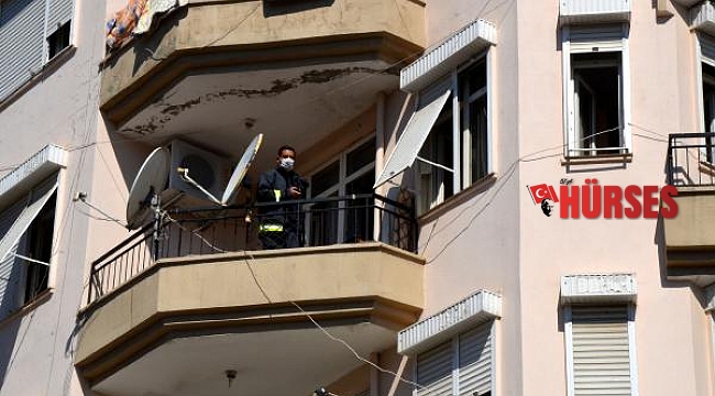 Ev yangını büyümeden söndürüldü