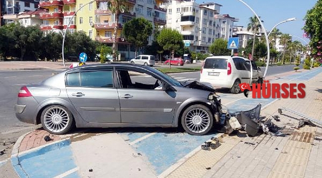 Gazipaşa'da kaza: 2 yaralı