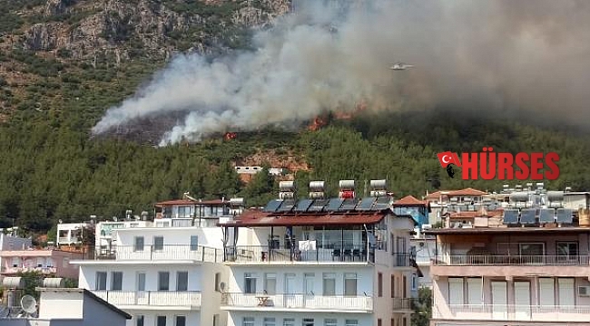 Kaş'ta orman yangını