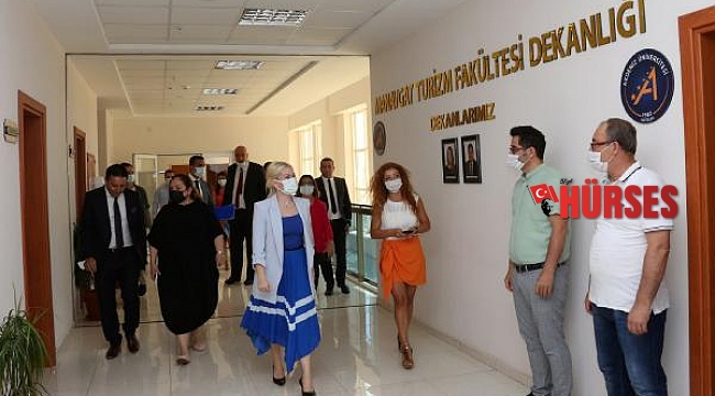 Rektör Özkan, Serik ve Manavgat ilçelerini ziyaret etti