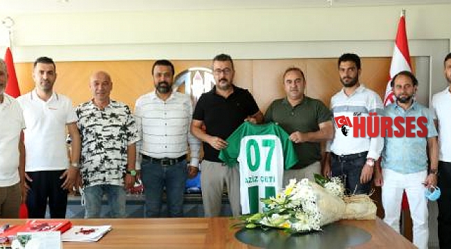 Serik Belediyespor yönetiminden Başkan Çetin'e ziyaret