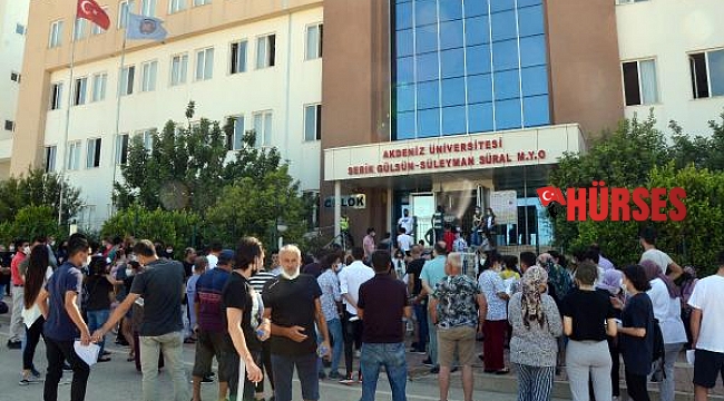 Serik'te ilk sınav heyecanı