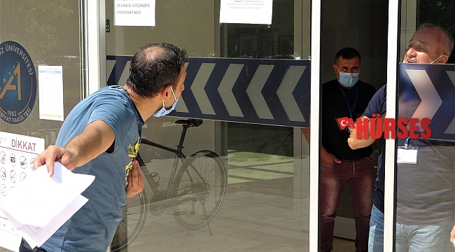 Sınavı 3 dakikayla kaçırdı, döktüğü dil içeri alınmasına yetmedi