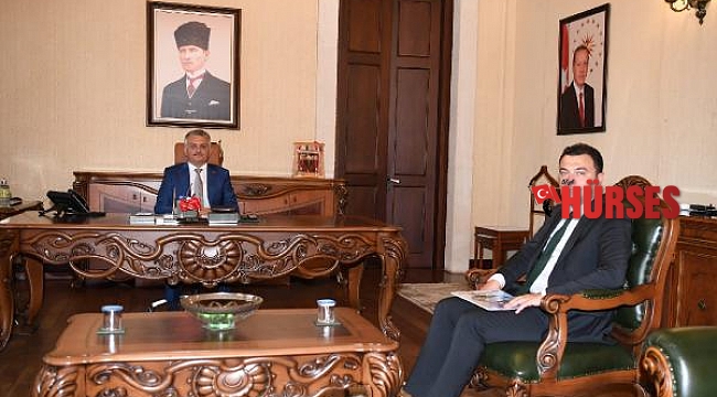 Vali Yazıcı, İl Kültür ve Turizm Müdürü Zoroğlu'nu kabul etti