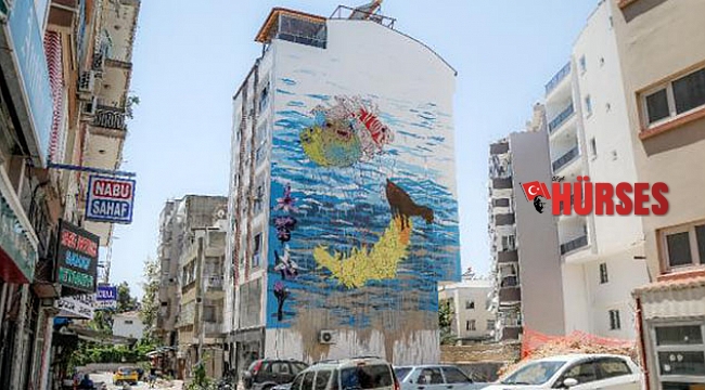 Antalya&#039;nın duvarları resimlerle renklendi