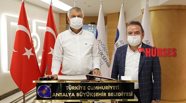 Başkan Karalar'dan Başkan Böcek'e ziyaret