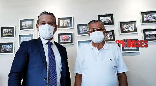 Başkan Topaloğlu, Antalya Havalimanı Müdürü Varol'u ziyaret etti