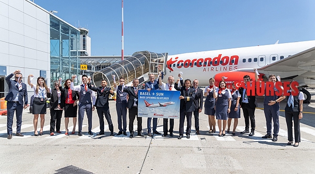 Corendon Airlines Basel Havaalanında