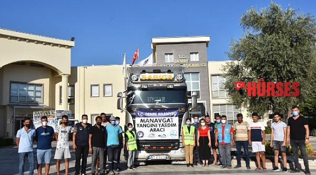 Demre, Manavgat için tek yürek oldu