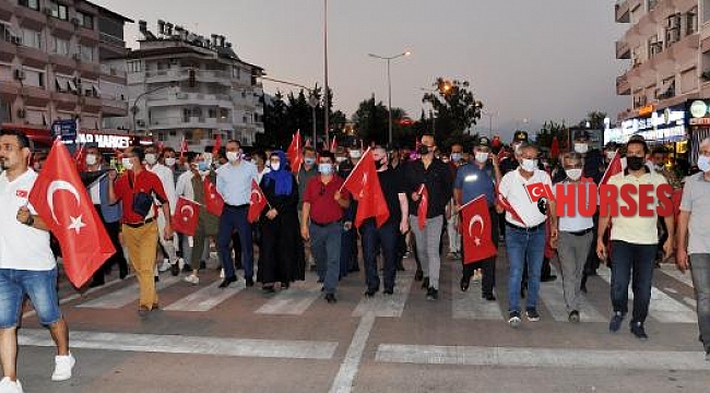 Finike'de 15 Temmuz etkinlikleri