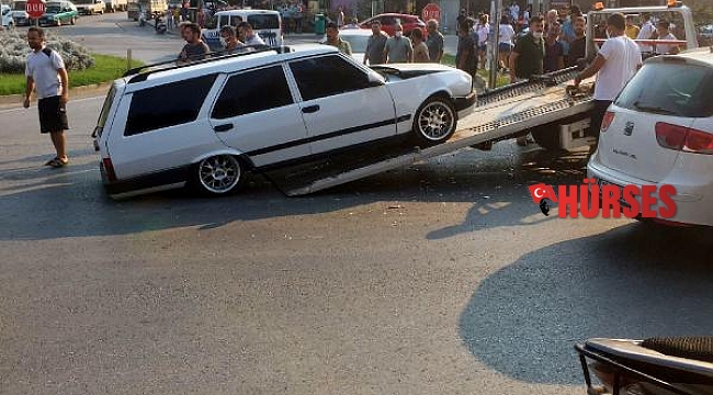 Gazipaşa'da kaza: 2 yaralı