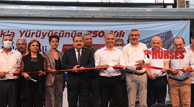 Hacı Bektaş Veli heykeli törenle açıldı