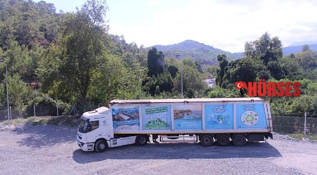 Kemer'den 9 günde 350 ton çöp transfer edildi