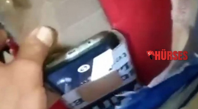 Poşet içinde akıllara durgunluk veren düzenek