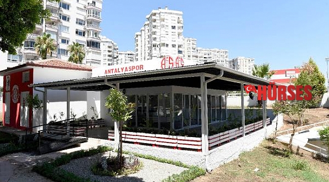 Taraftar lokali inşaatı tamamlandı
