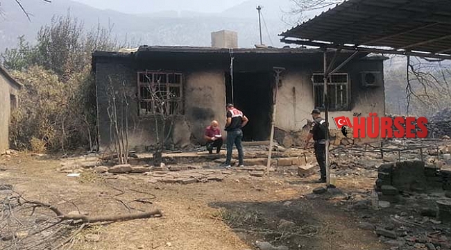 Yangından acı haber