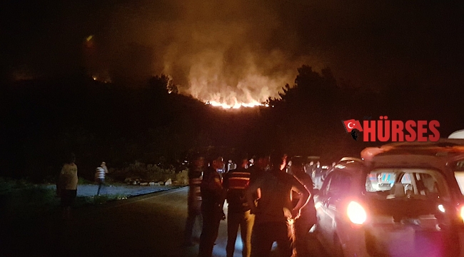 Antalya'da dün geceyi alevler aydınlattı
