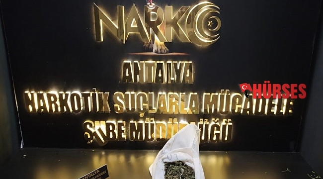 Antalya'da narkotik polisinden uyuşturucu tacirlerine ağır darbe