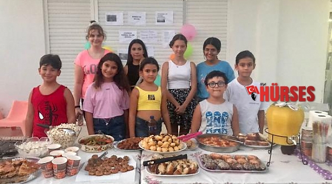 Çocuklar kermes düzenleyip, yangın mağdurları için para topladı