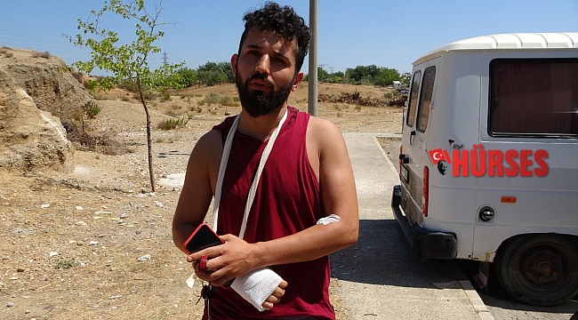 Kazazedeye yardım ederken minibüsün altında kaldı, o anları anlattı