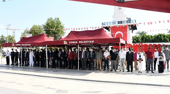 Kemer'de 30 Ağustos kutlamaları