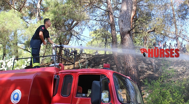 Kemer'de iki farklı noktadaki orman yangını söndürüldü