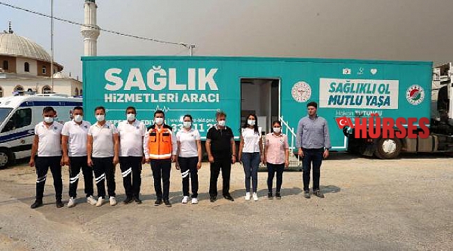 Kepez'in 'Gezici Sağlık Merkezi' Manavgat'ta