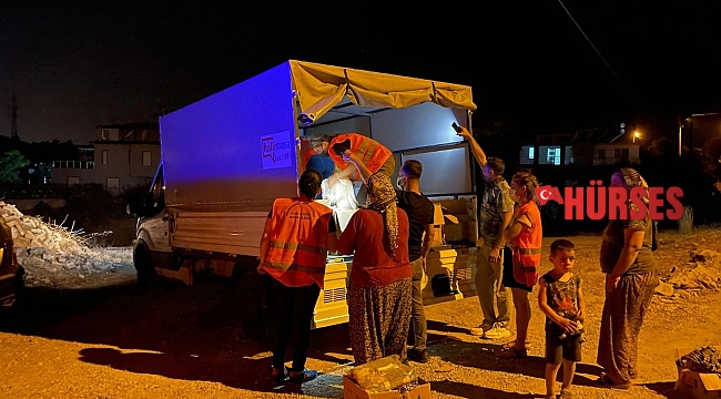 Konyaaltı Belediyesi yangın bölgesinde