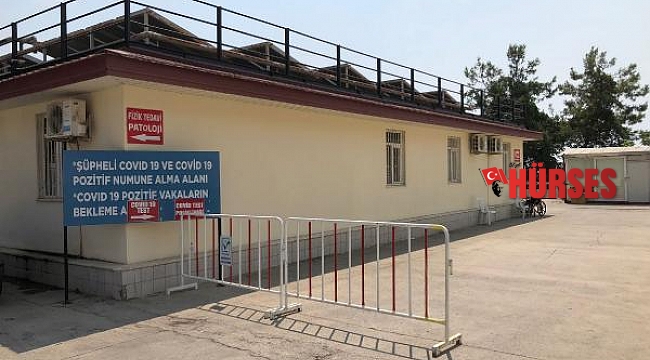 Manavgat Devlet Hastanesi'nde Covid numune alma birimi yenilendi