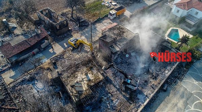 Manavgat'taki büyük yangın 5'inci gününde
