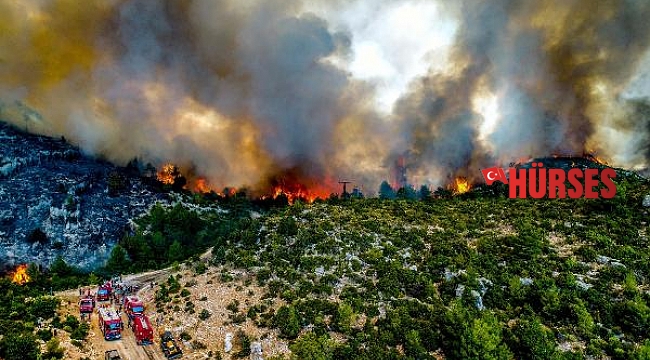 Manavgat'taki büyük yangın 5'inci gününde