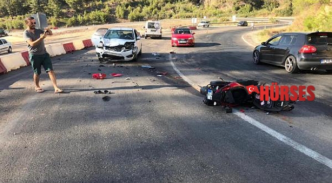 Motosiklet sürücüsü hayatını kaybetti