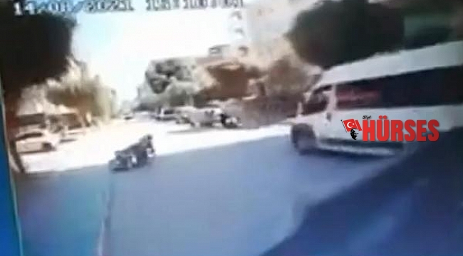 Motosiklet sürücüsü otobüsün altında kalıp öldü