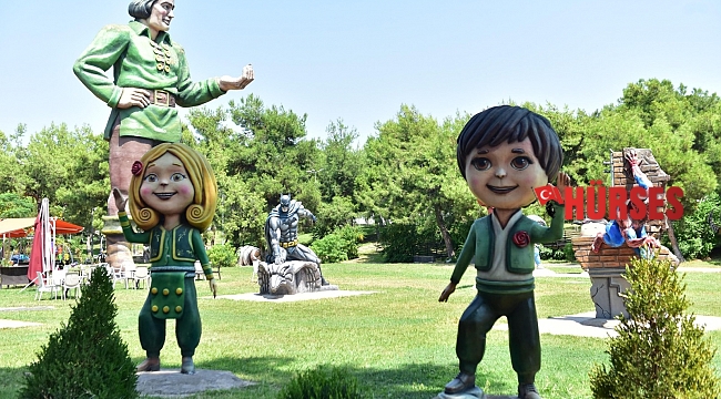 Tek Sarnıç Kent Parkı çocukların gözdesi