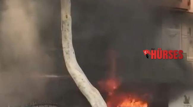 Turizm merkezinde çıkan yangın korku dolu anlar yaşattı