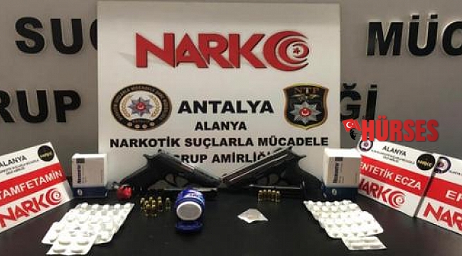 Alanya'da uyuşturucu operasyonu: 2 gözaltı