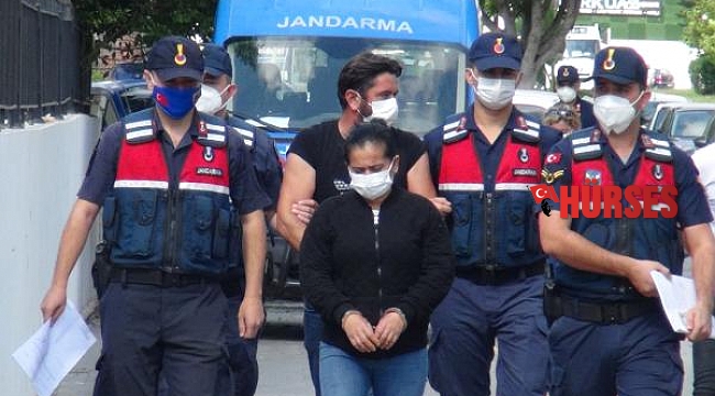 Alışveriş poşetinde tabancalarla yakalanan 2 şüpheli adliyede