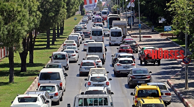 Antalya araç sayısında 4'üncü