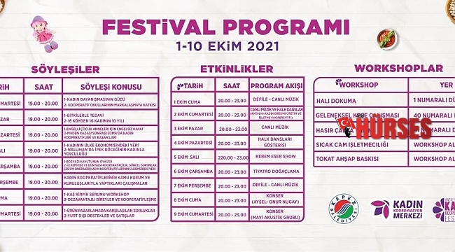 Antalya Kadın Kooperatifleri Festivali başlıyor