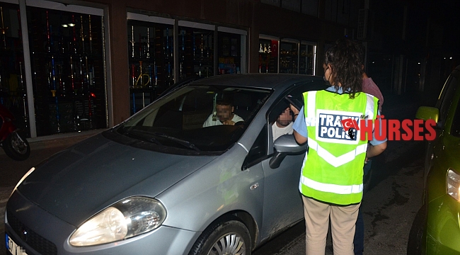 Antalya'da sürücülere yönelik trafik ve alkol denetimi
