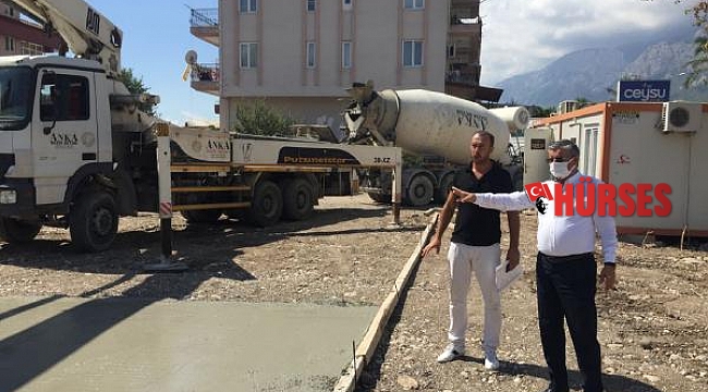 Arslanbucak'ta anaokulunda çalışmalar başladı