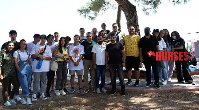 Başkan Topaloğlu, yangın nöbeti tutan gönüllülerle buluştu